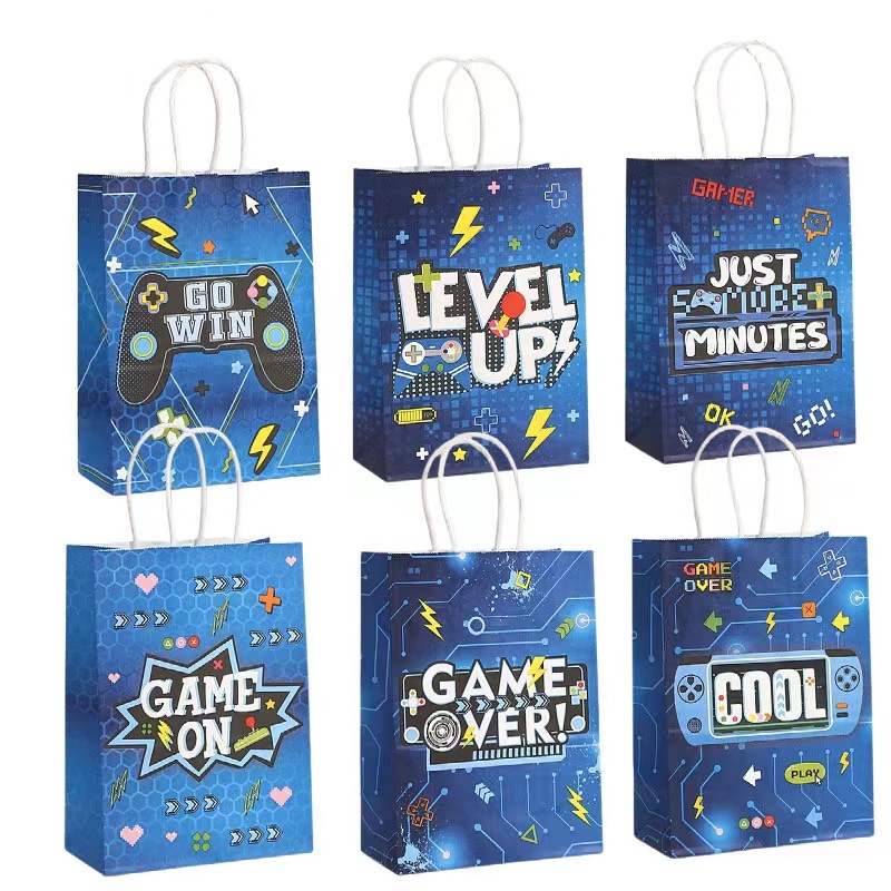 Party Games Night - 6/24 adet video oyunu tema kağıt