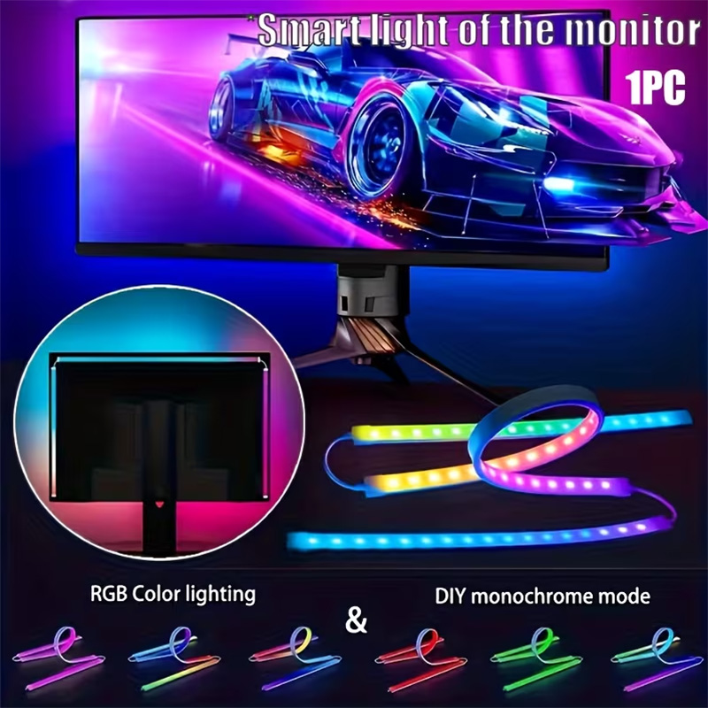 Party Games App - RGB Oyun Işıkları Şerit Monitör Arka
