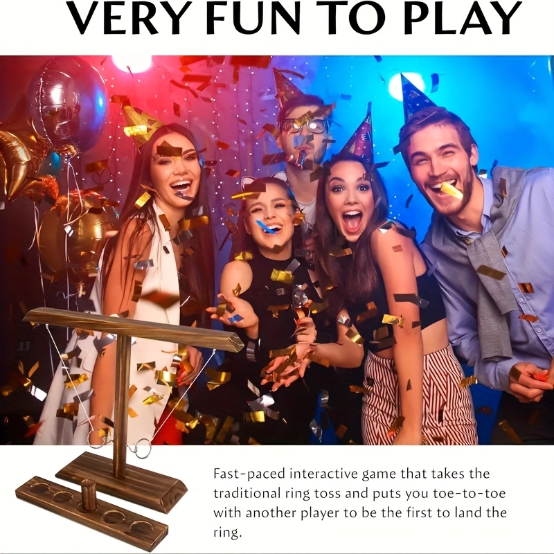 1 adet/2 adet Ahşap Halka Atma - Quick Games Party incelemesi ve fiyatı