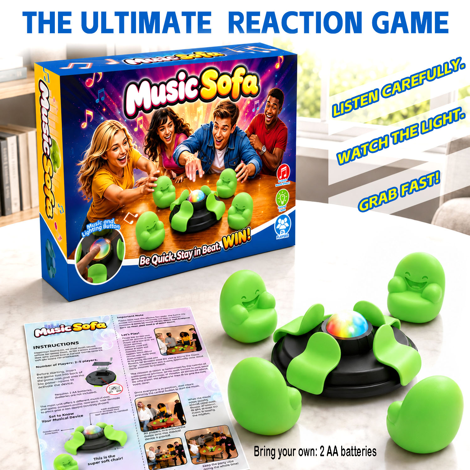 Çocuklar İçin Müzikli Sandalye - Quick Games Party incelemesi ve fiyatı