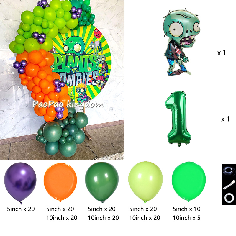 Plants VS Zombies Temalı Balon - Zombie Party Games incelemesi ve fiyatı