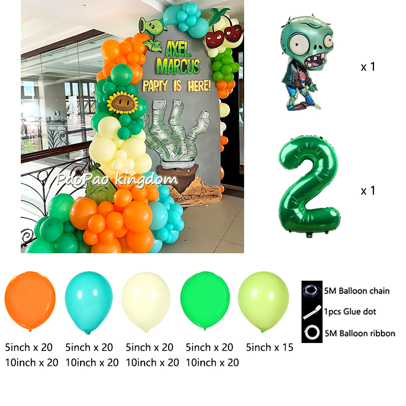 Plants VS Zombies Temalı Balon - Zombie Party Games incelemesi ve fiyatı